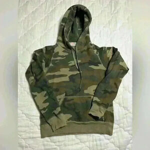 TNA GREEN CAMO HOODIE size  S